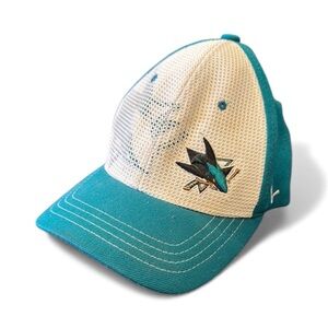 Zephyr Kids cap Teal and White Cap with Shark Logo Youth
